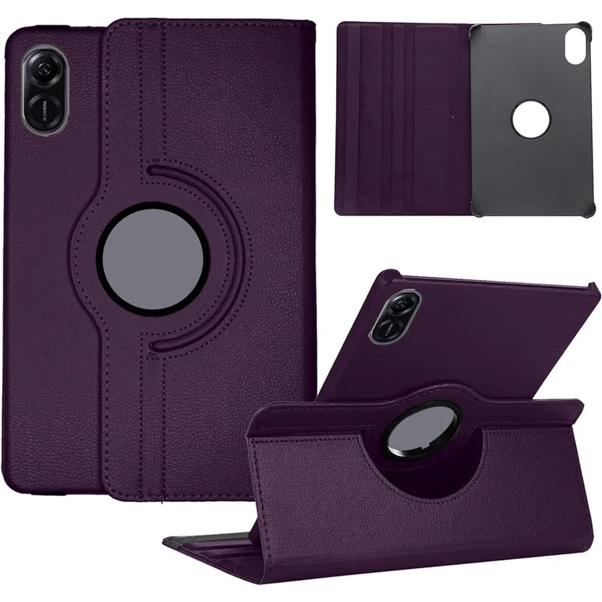 FUNDAANTIGOLPES - Funda Giratoria para Tablet Honor pad X9 115 Morado