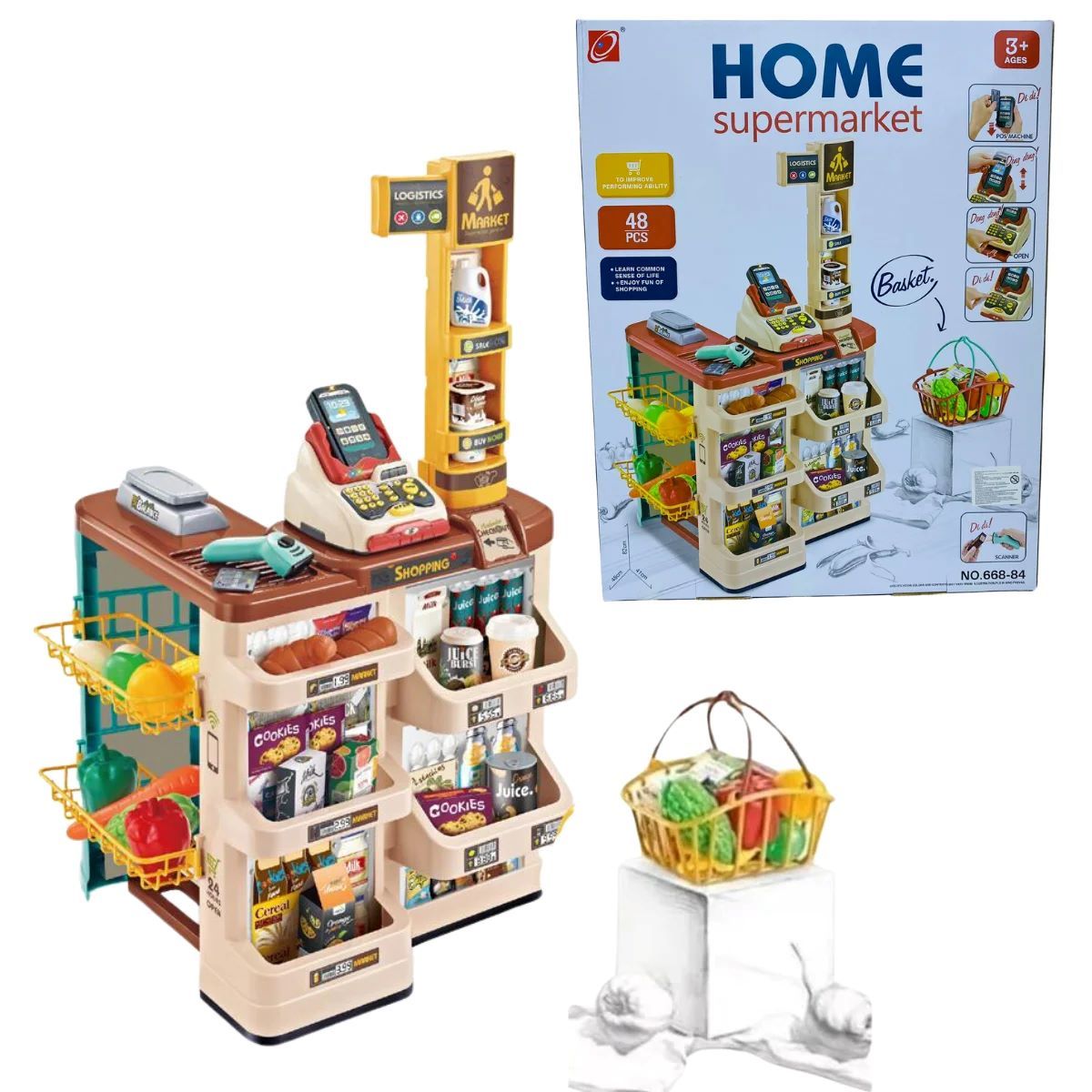 GENERICO - Juego Supermercado Para Niñas