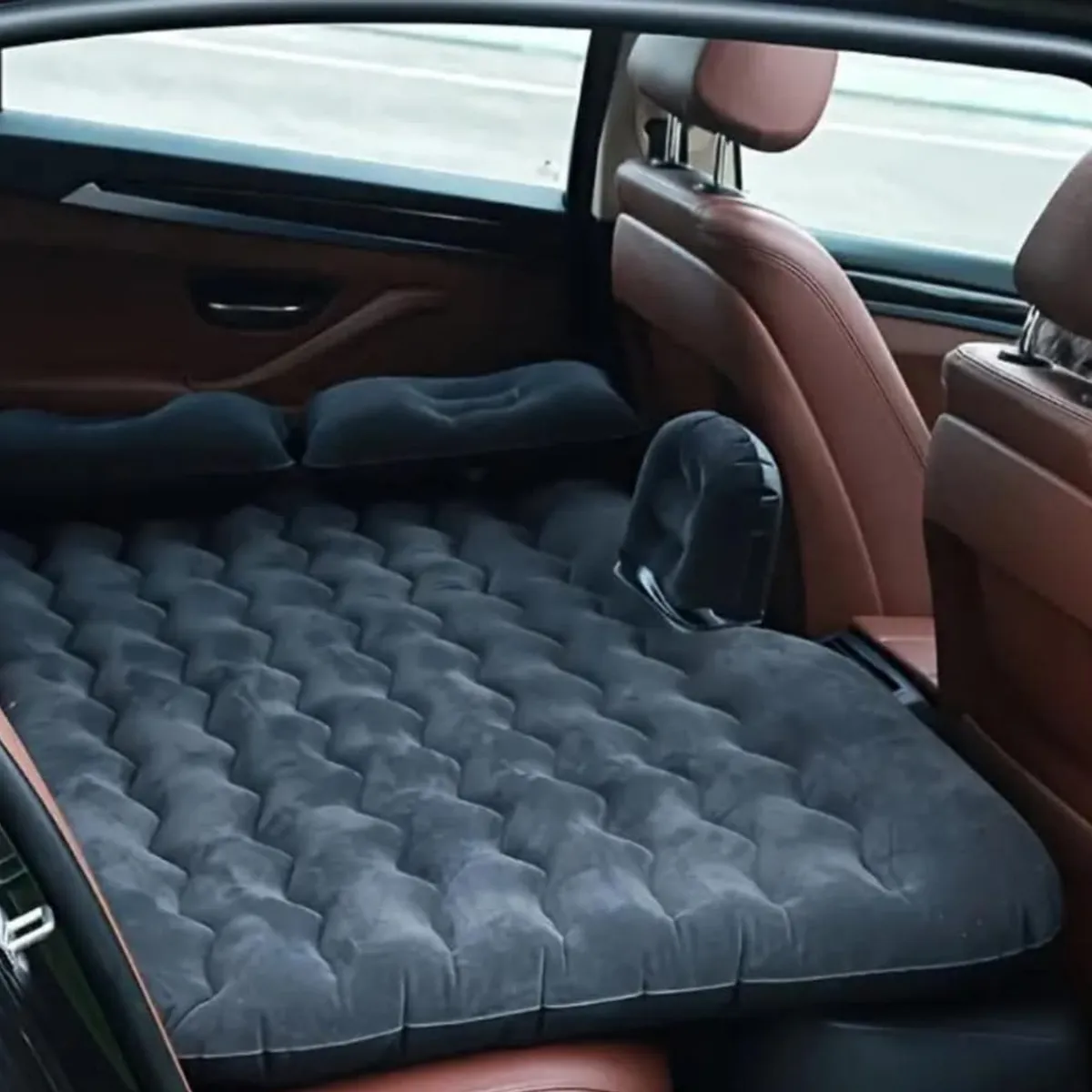 GENERICO - COLCHON INFLABLE PARA AUTO PASEOS CON INFLADOR