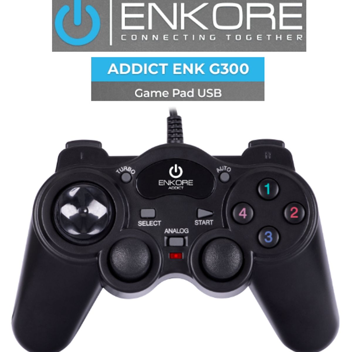 ENKORE - Mando Gamepad ADDICT ENK G300 USB ENKORE