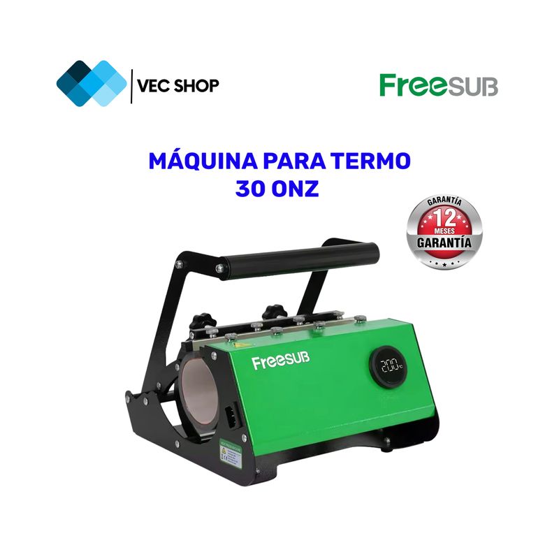 GENERICO - Maquina de Sublimación para Termo 30 oz Sublimadora Freesub