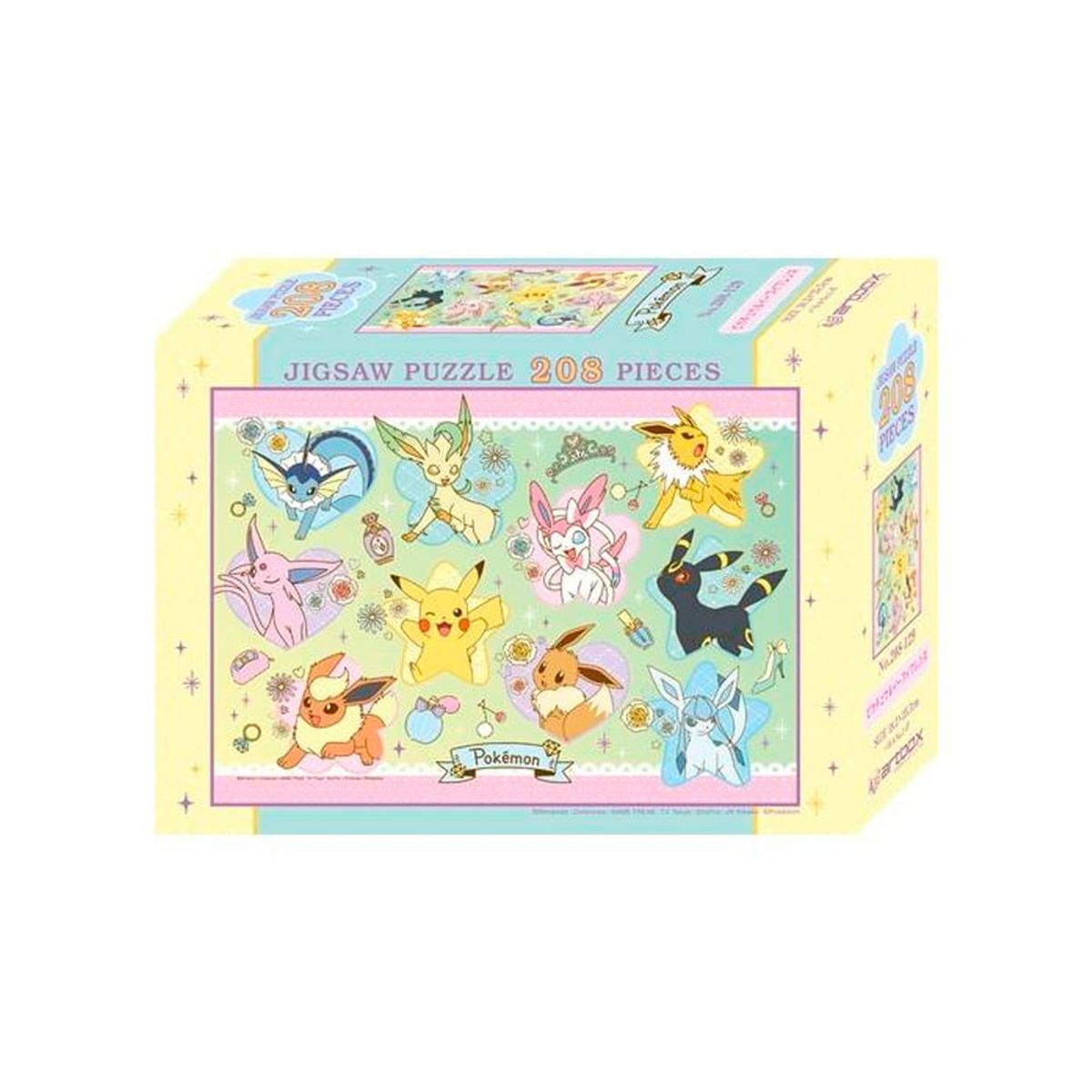 POKEMON - Pokemon Rompecabeza Pikachu Eevee 208 Piezas Japon