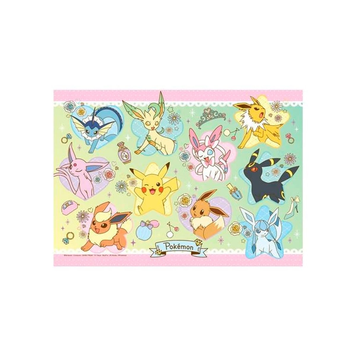 POKEMON - Pokemon Rompecabeza Pikachu Eevee 208 Piezas Japon