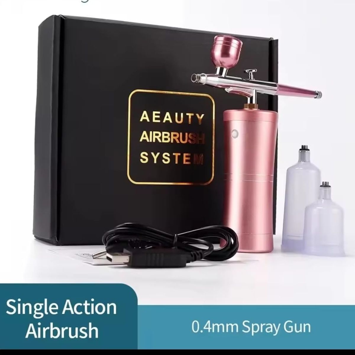 GENERICO - AEROGRAFO PARA EL MAQUILLAJE Y CUIDADO DE LA PIEL BARBERIA U OTROS