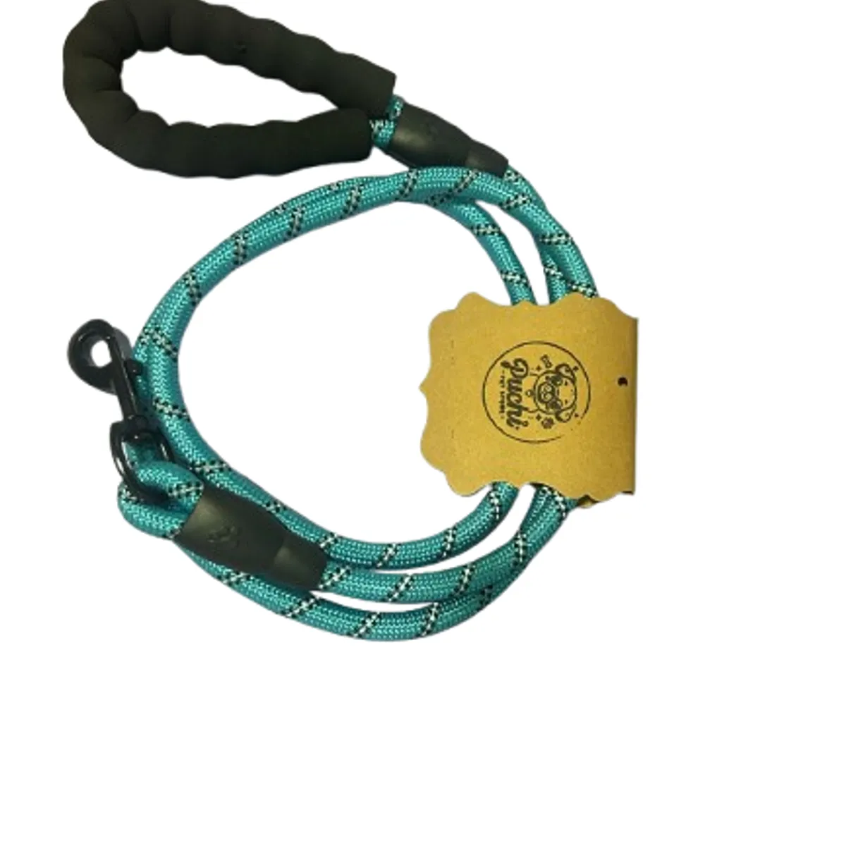 GENERICO - Correa Soga de Nylon Gruesa Cian Perro raza Grande de 180cm