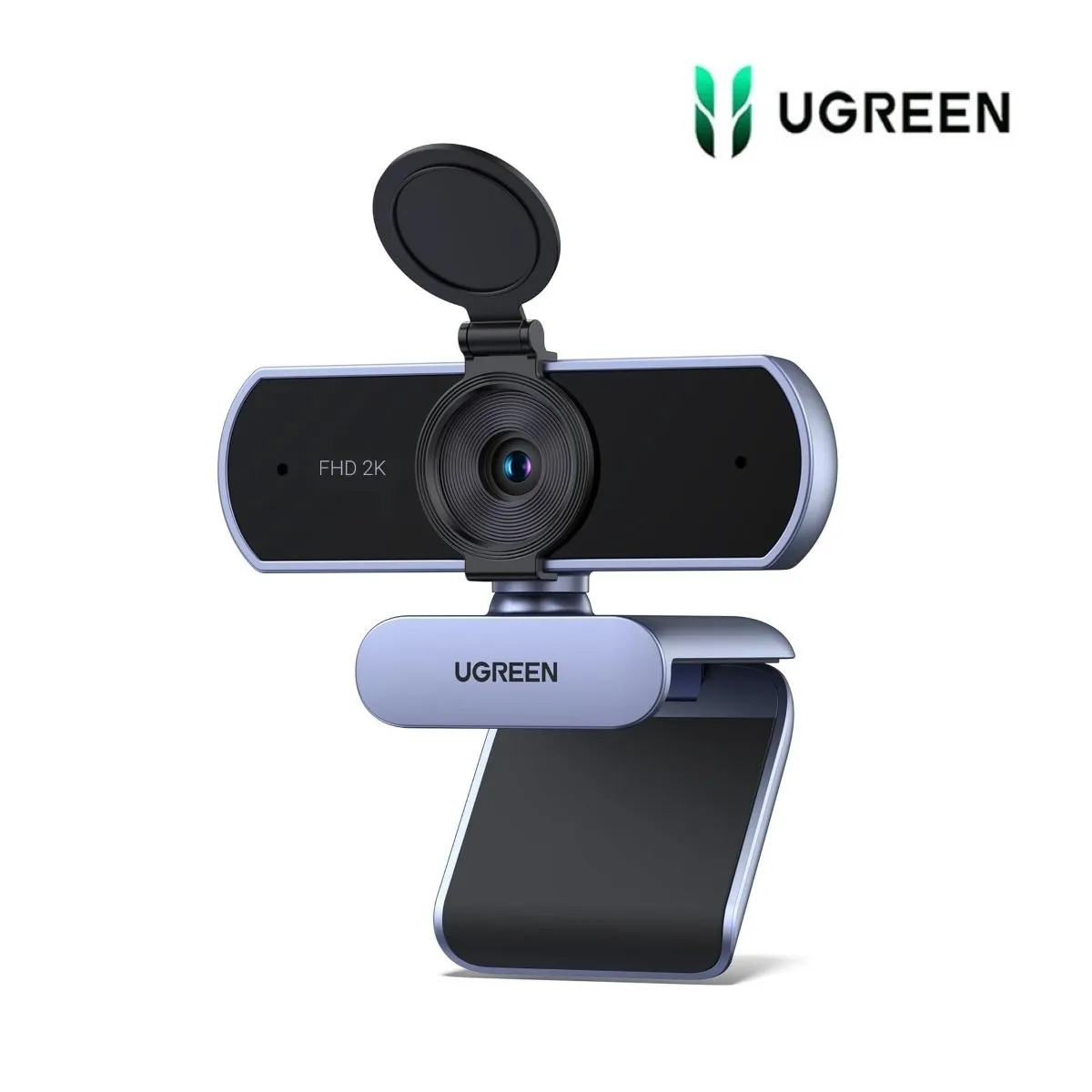 UGREEN - Camara Web con Microfono WebCam 2k Rotacion 360 UGREEN
