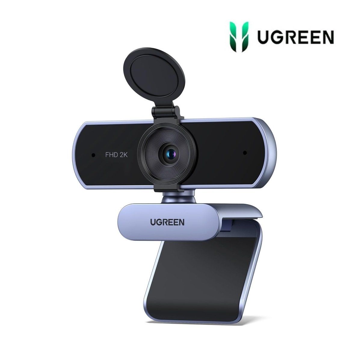 UGREEN - Camara Web con Microfono WebCam 2k Rotacion 360 UGREEN
