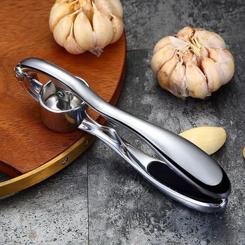 GENERICO - Prensador de ajo de acero