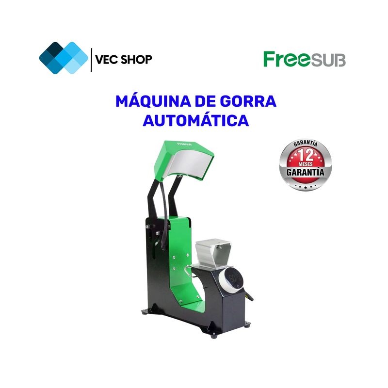 GENERICO - Maquina de Sublimación de Gorra Automática Sublimadora Freesub