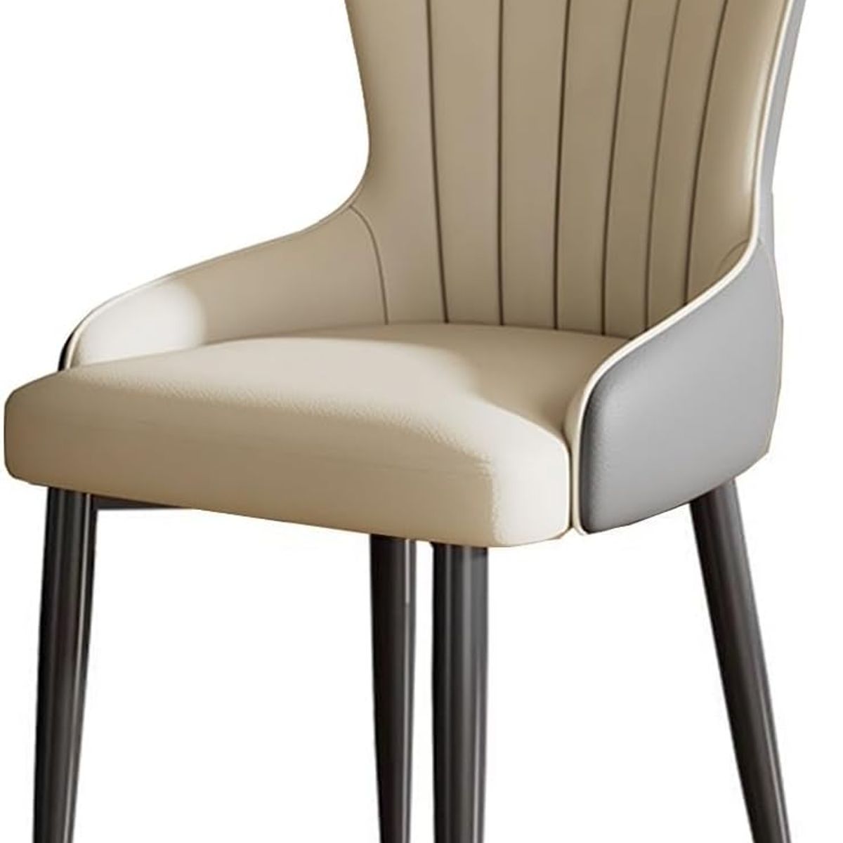 GENERICO - Silla de Comedor Elegance - Beige y Gris