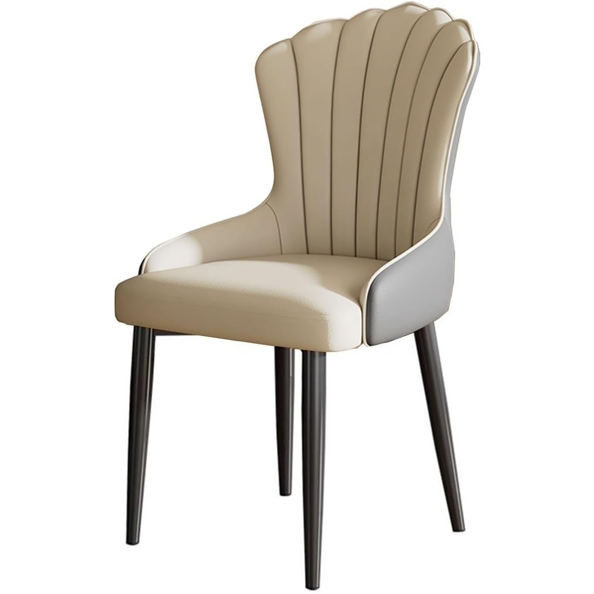 GENERICO - Silla de Comedor Elegance - Beige y Gris