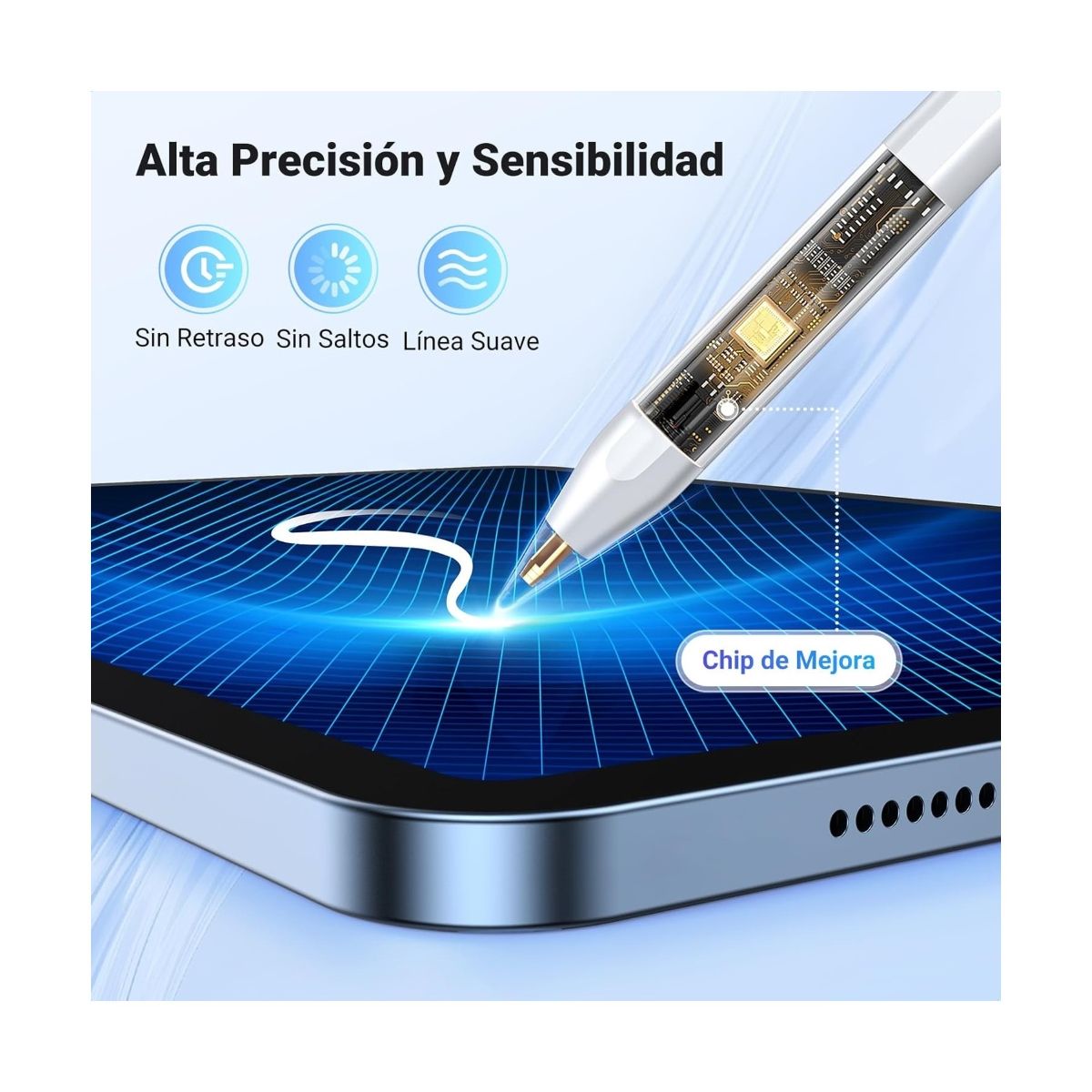 UGREEN - Lapiz Magnetico para Ipad Pro/Air/Mini con 3 Puntas UGREEN