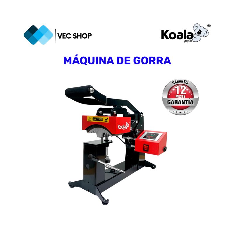 KOALA - Maquina de Sublimación de Gorra Sublimadora Koala