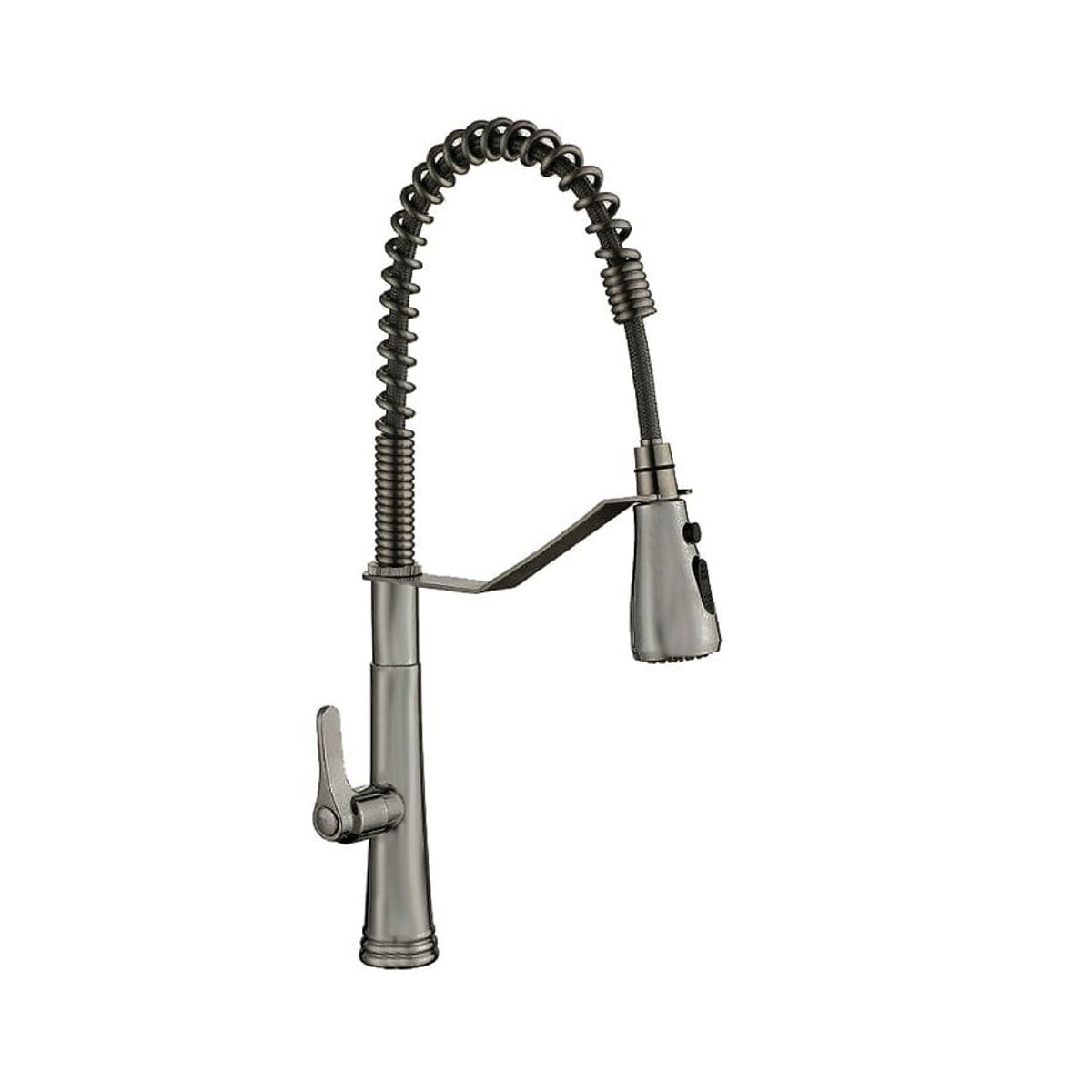 XM - GRIFERÍA DE COCINA RESORTE MUEBLE SATINADO LC1079-1