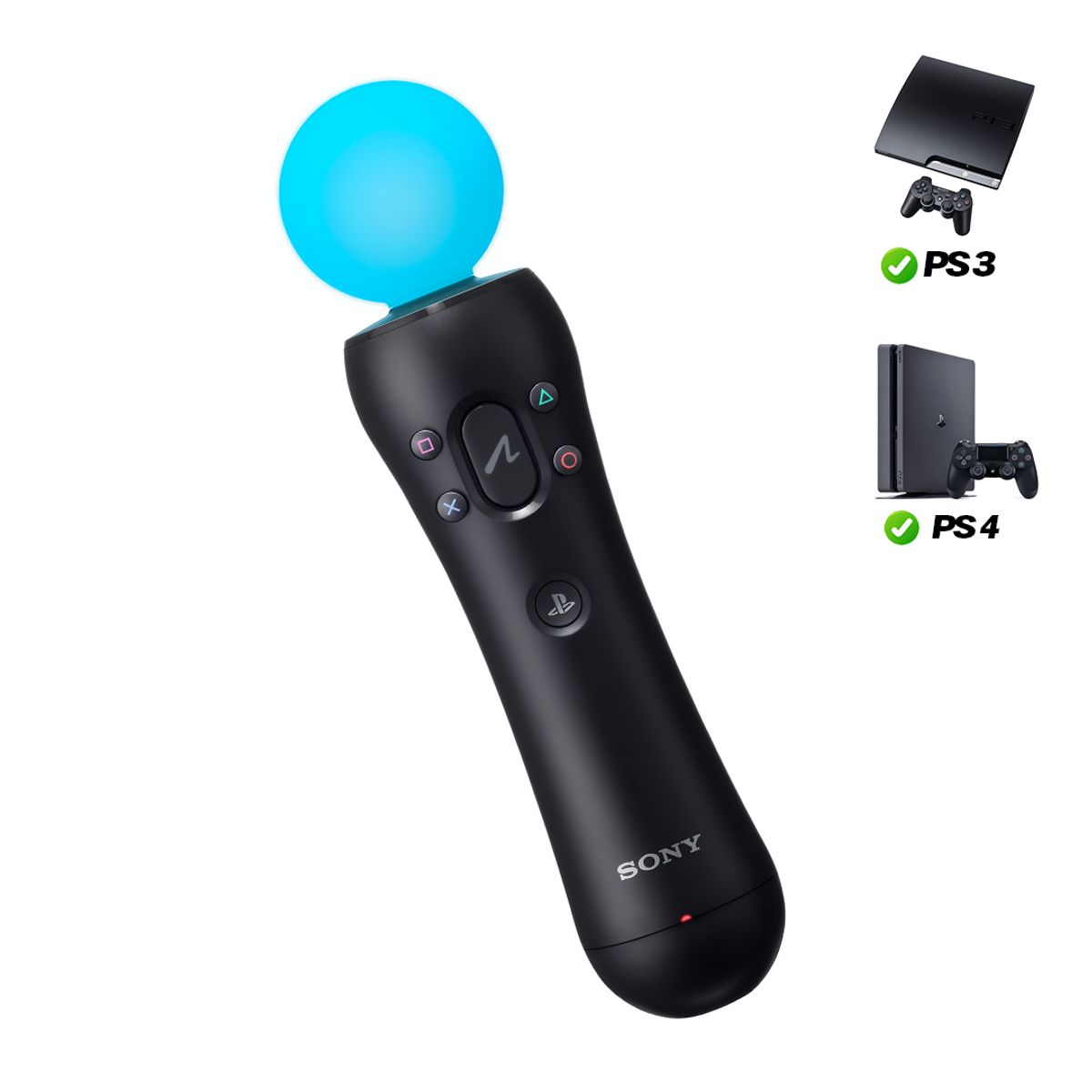 SONY - Control Move Original para PS3 y PS4 - Reacondicionado