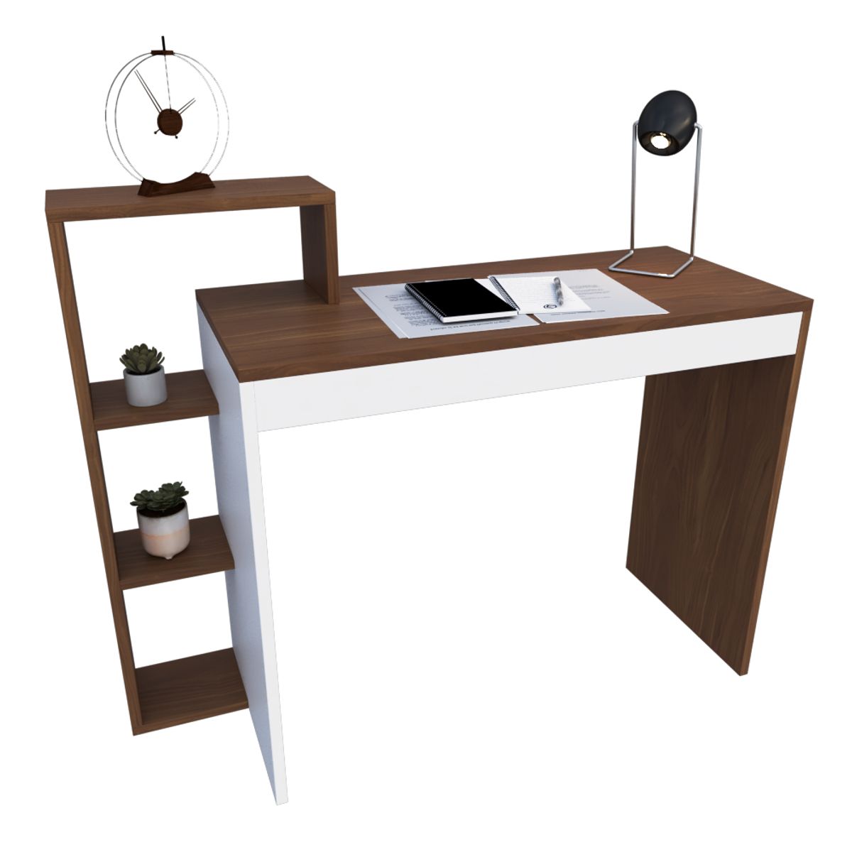 MUEBLES MACRUMO - ESCRITORIO SIMPLE + REPISAS