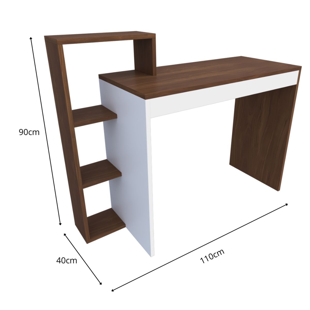 MUEBLES MACRUMO - ESCRITORIO SIMPLE + REPISAS