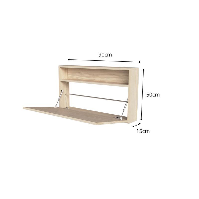 MUEBLES MACRUMO - ESCRITORIO CONVERTIBLE CON PISTONES INC ARMADO