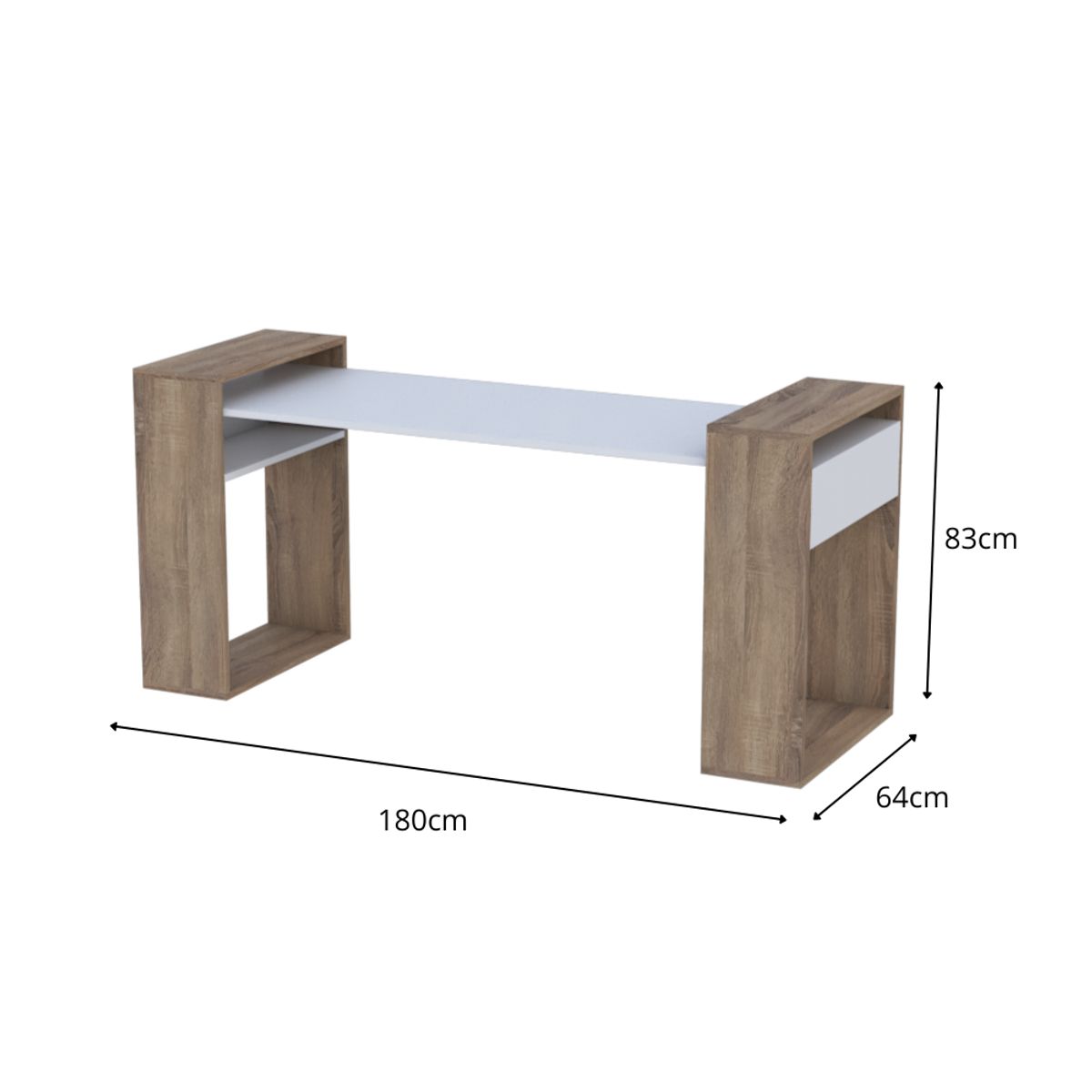 MUEBLES MACRUMO - ESCRITORIO GAMER 180cm INC ARMADO