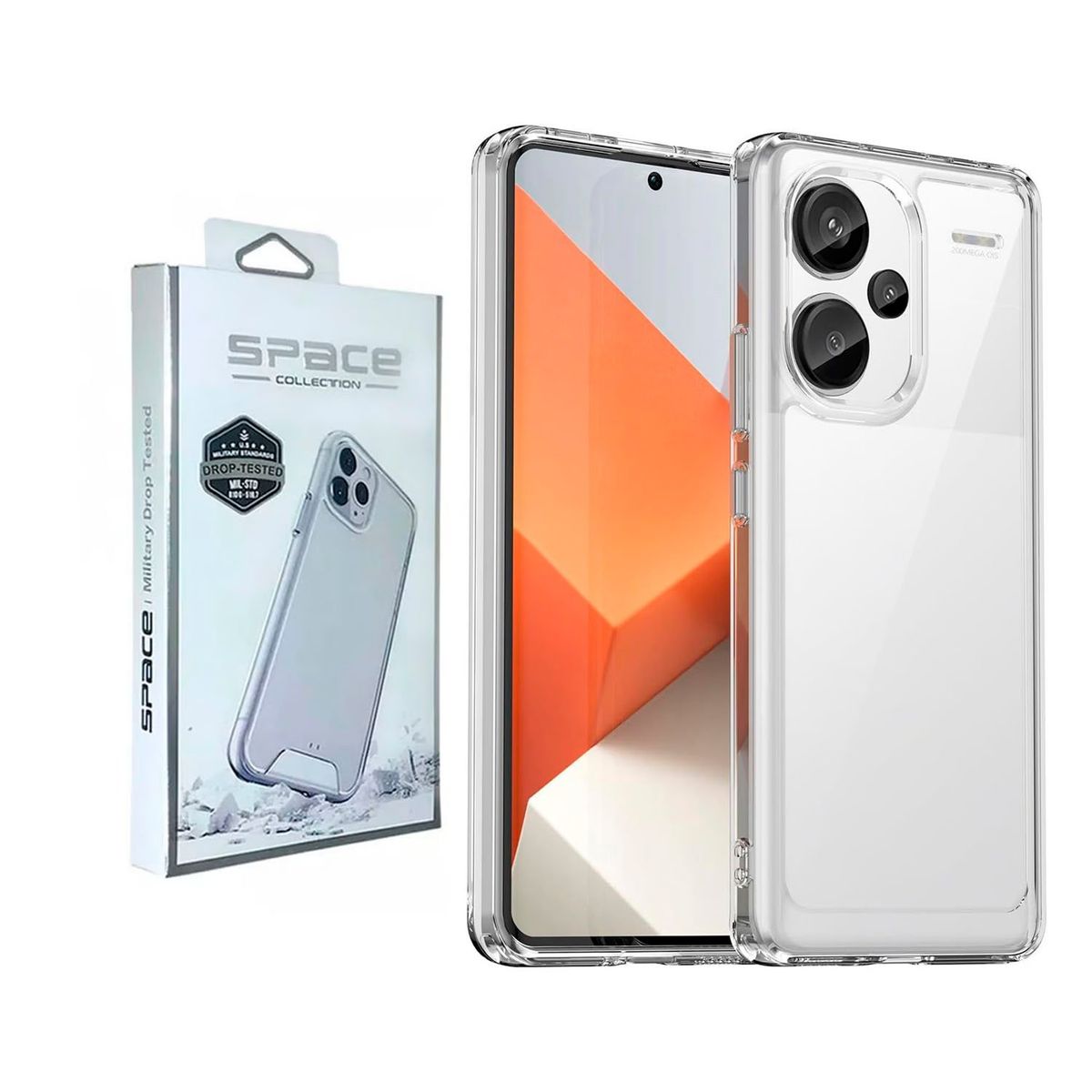 GENERICO - Case Space Para Xiaomi Note 13 Pro Plus Transparente