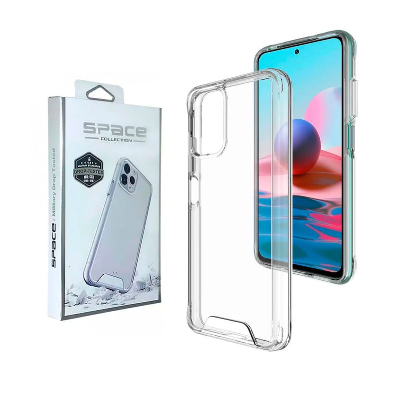 GENERICO - Case Space Para Xiaomi Note 10 Y 10S Transparente
