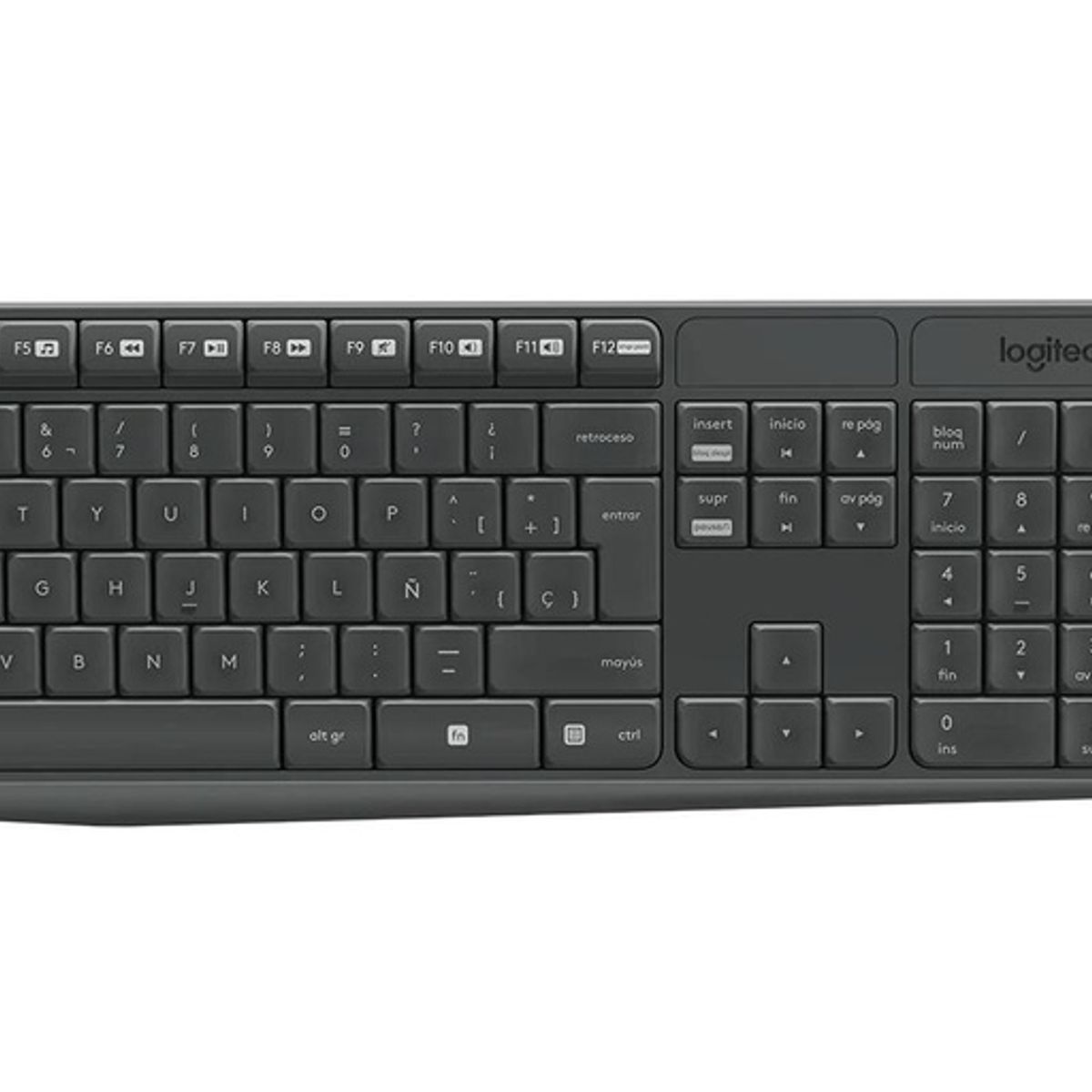 LOGITECH - Teclado con Mouse Inalámbrico Logitech Mk235