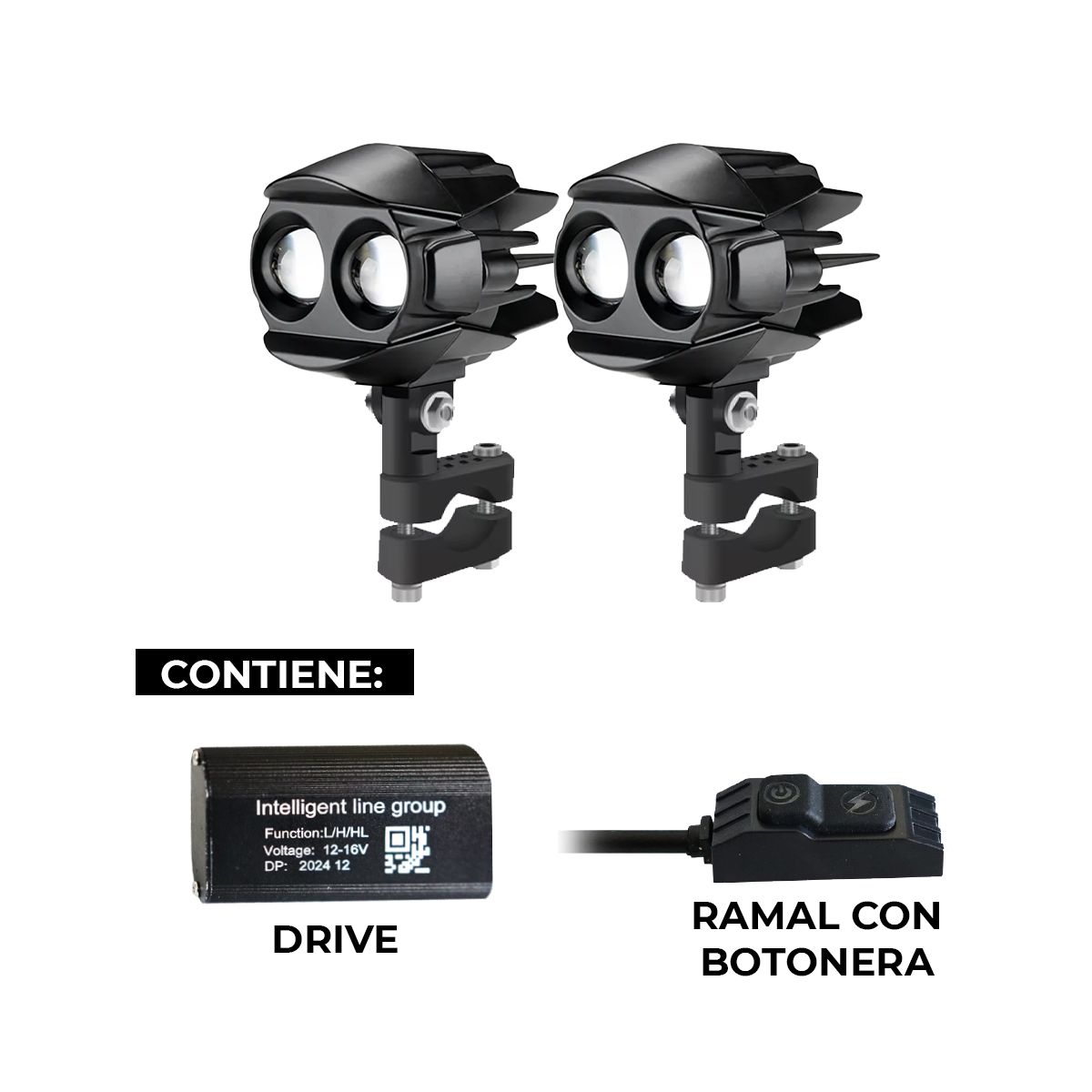 NAOEVO - Explorador Led U11Z Dual Color 12-36V 8000LM