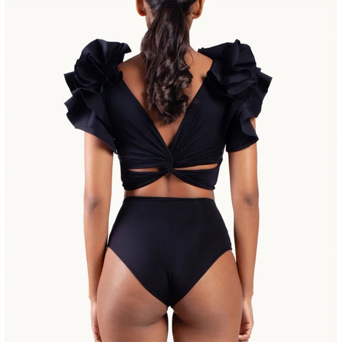 DANZCLUB - ROPA DE BAÑO MUJER NEGRO 02