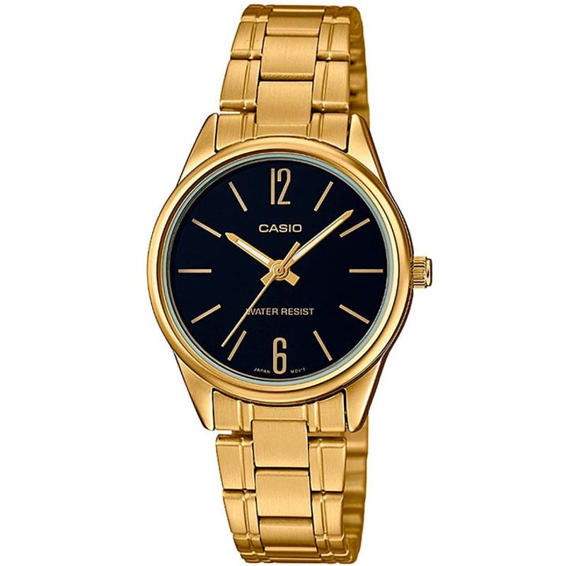 CASIO - Reloj Casio LTP-V005G-1B Mujer - Dorado