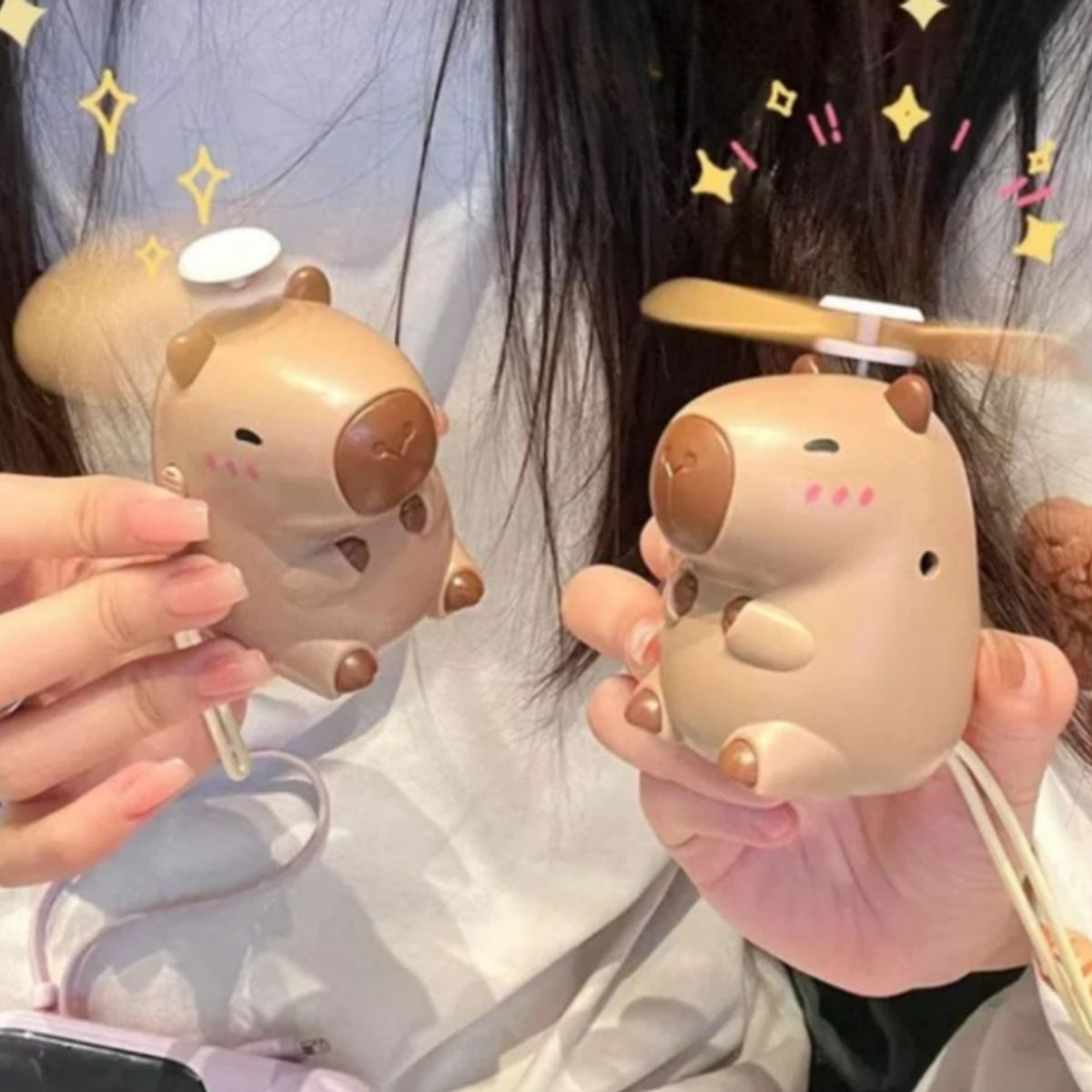 GENERICO - VENTILADOR CAPIBARA PORTATIL