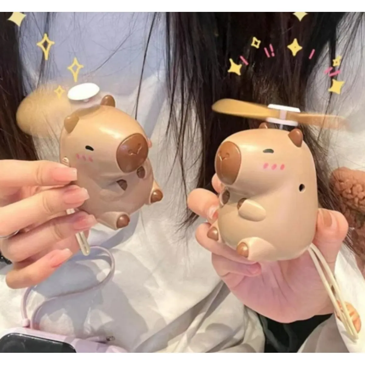 GENERICO - VENTILADOR CAPIBARA PORTATIL