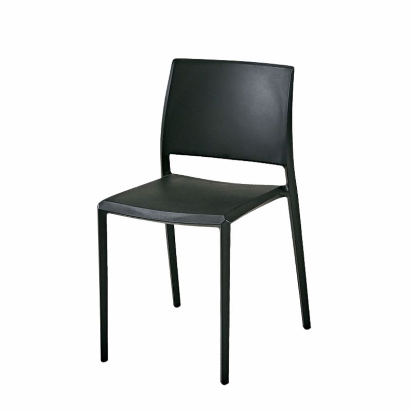 DECORPLAS - Silla Comedor Veracruz Color Negro Decorplas
