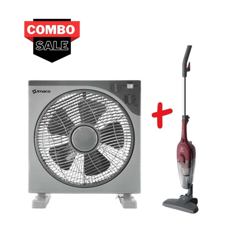 IMACO - Ventilador Recirculante Imaco IVA13 Gris + Aspiradora Electrolux STK13