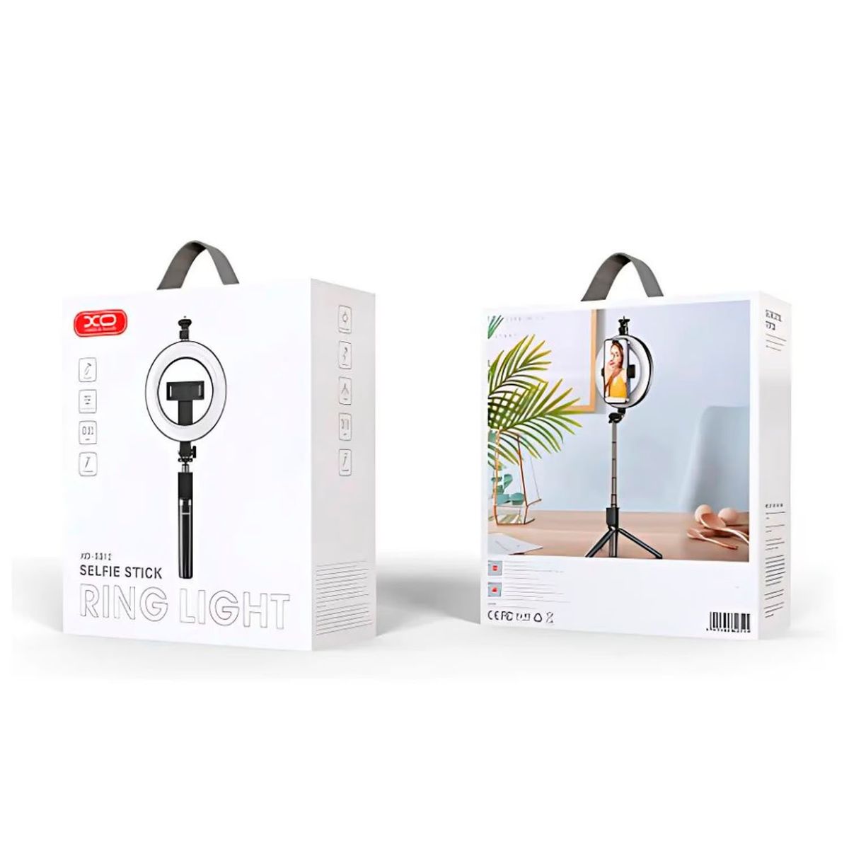 XO SIMPLE IS BEAUTY - Palo Selfie Trípode Bluetooth XO-SS12 95cm con Lámpara LED