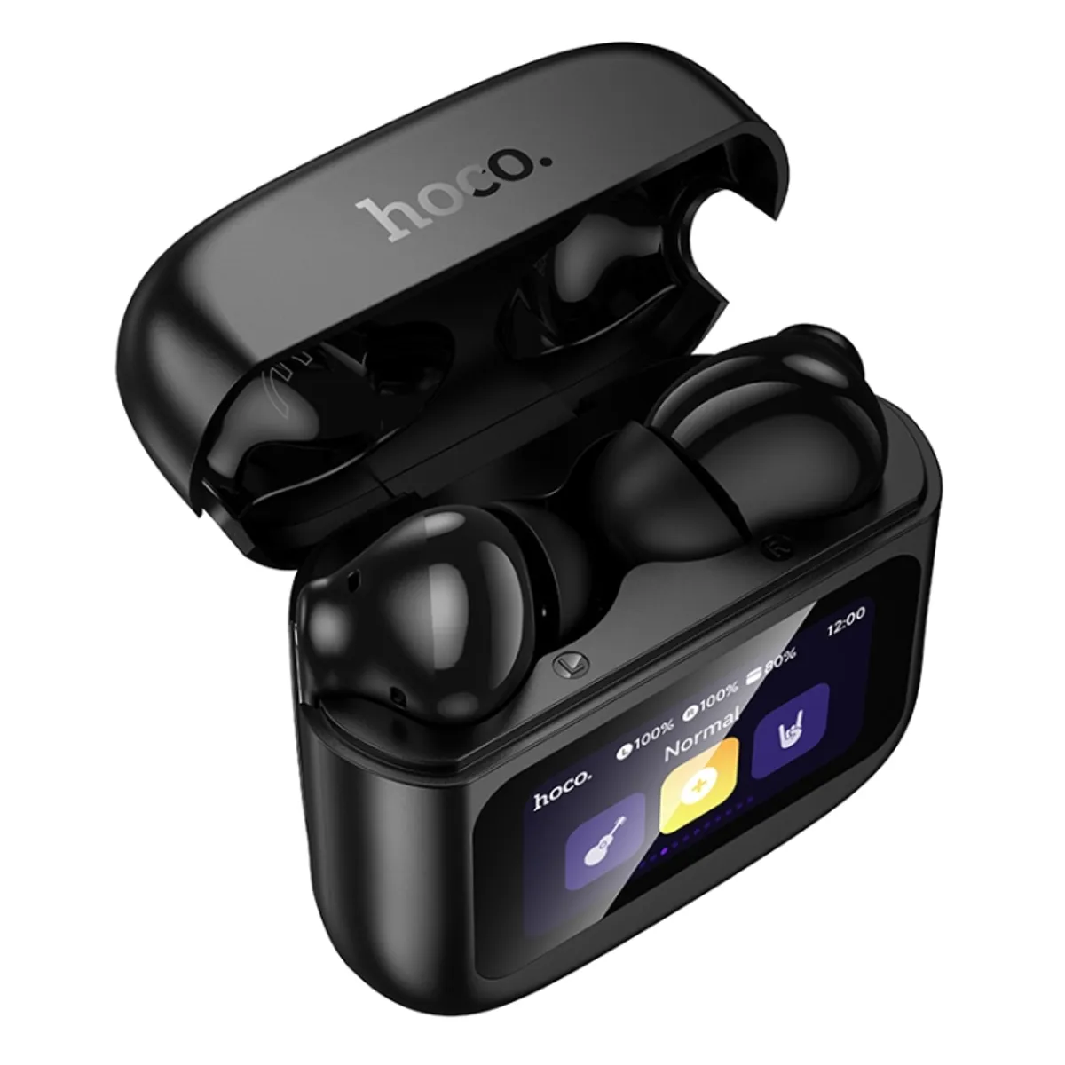 HOCO - Auricular Bluetooth con pantalla táctil inteligente inalámbrico verdadero hoco EQ14