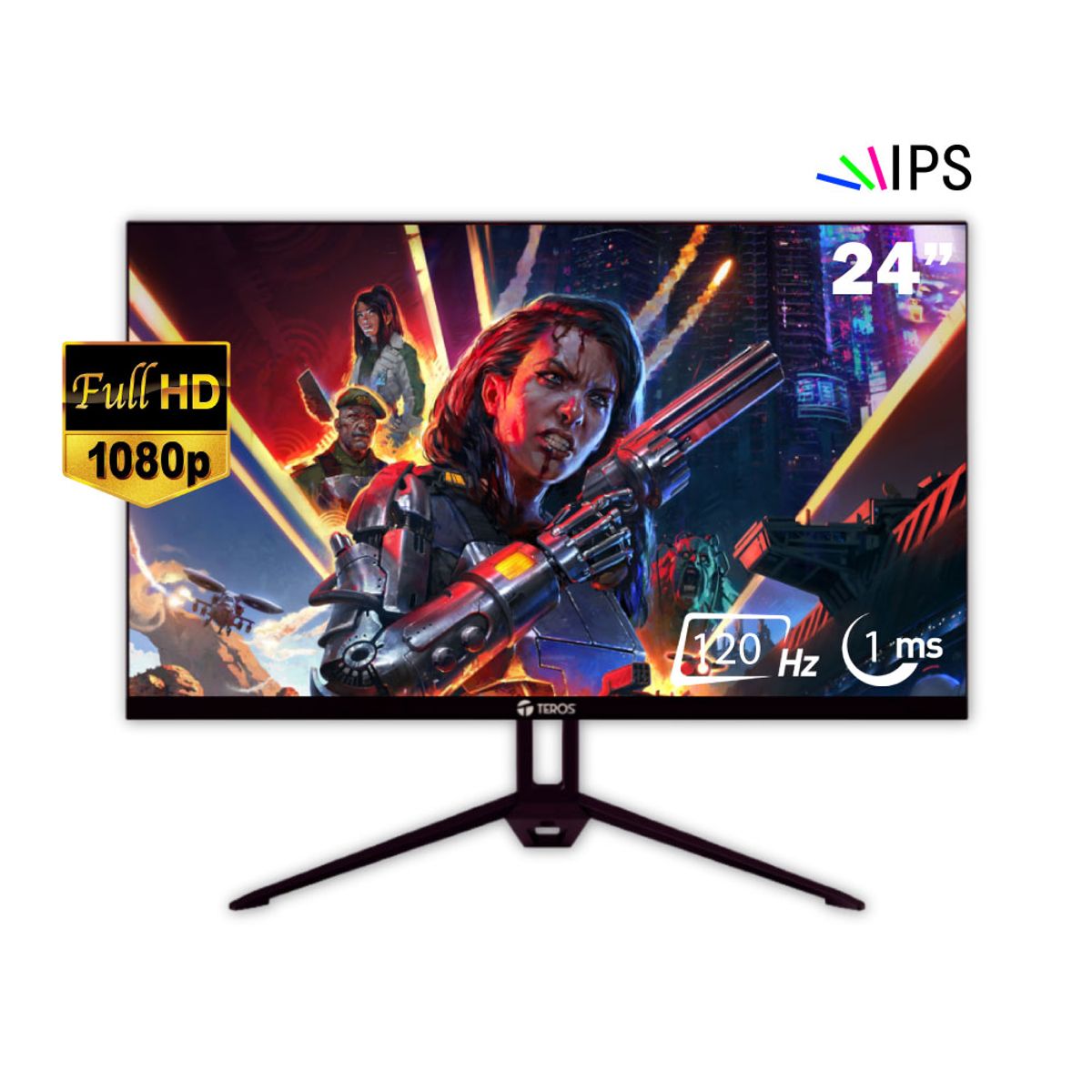TEROS - Monitor plano TEROS TE-2415S 238 FHD IPS HDMI DP