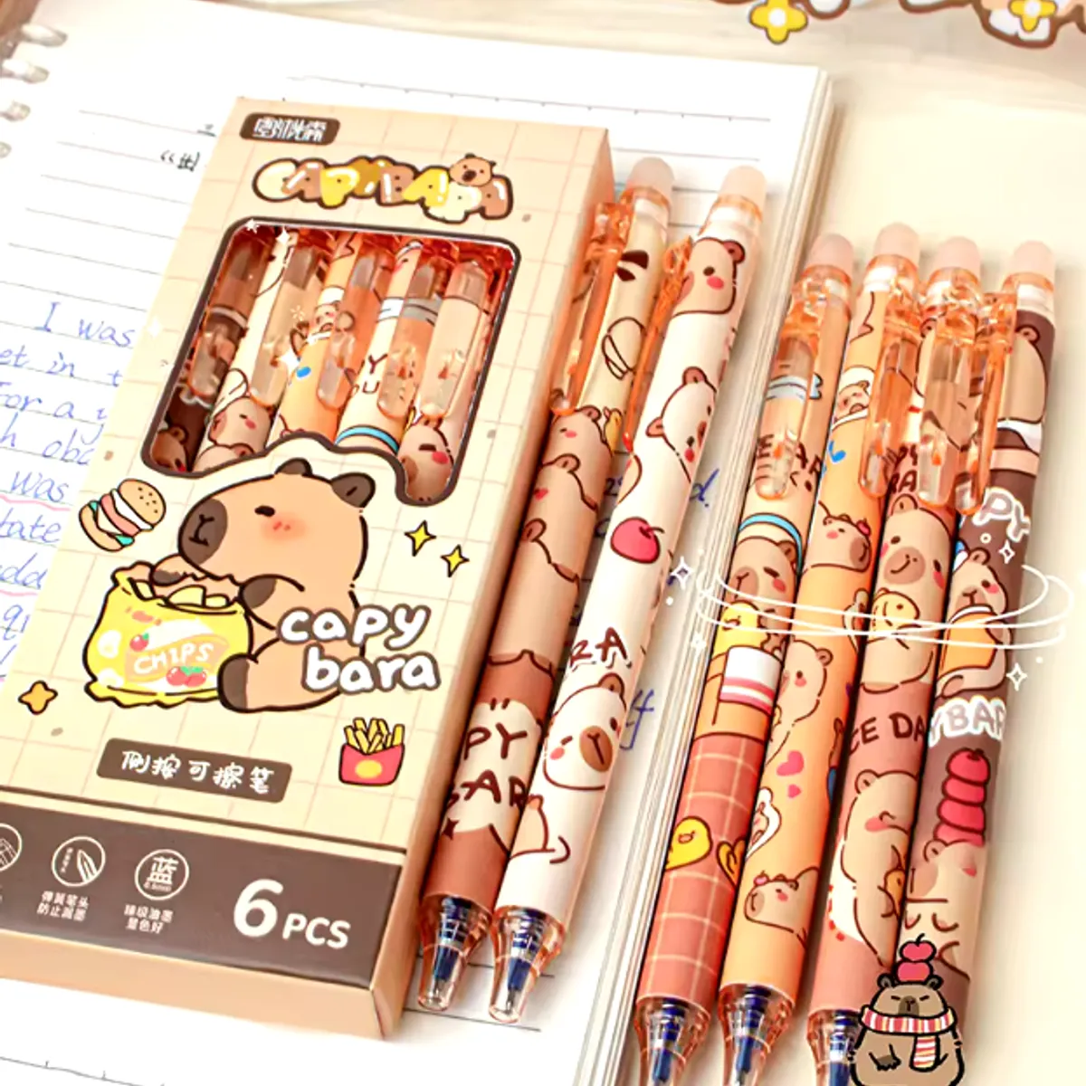 GENERICO - LAPICERO BORRABLE CAPIBARA