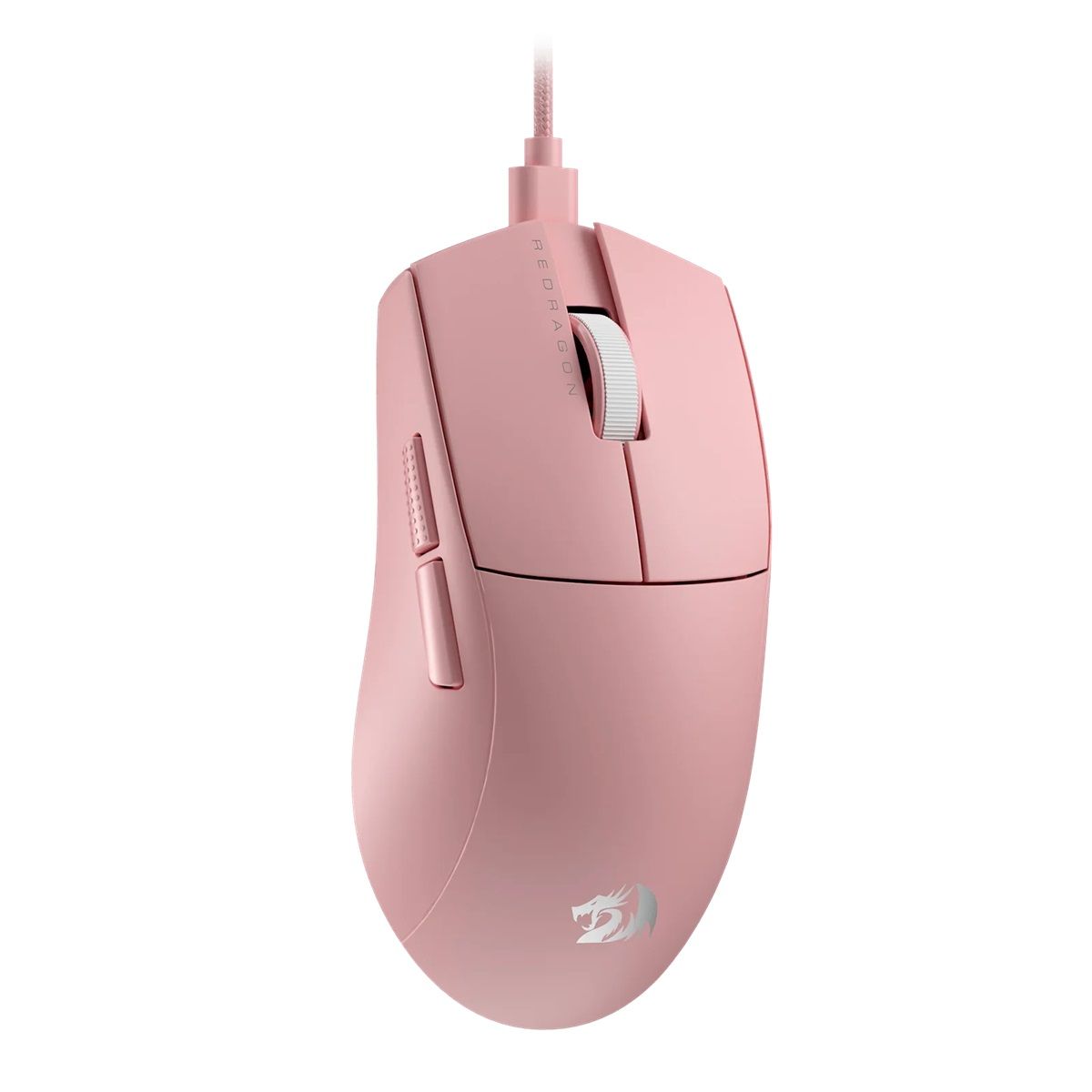 REDRAGON - Redragon - Mouse K1NG 1K M724 12400 DPI - Rosado