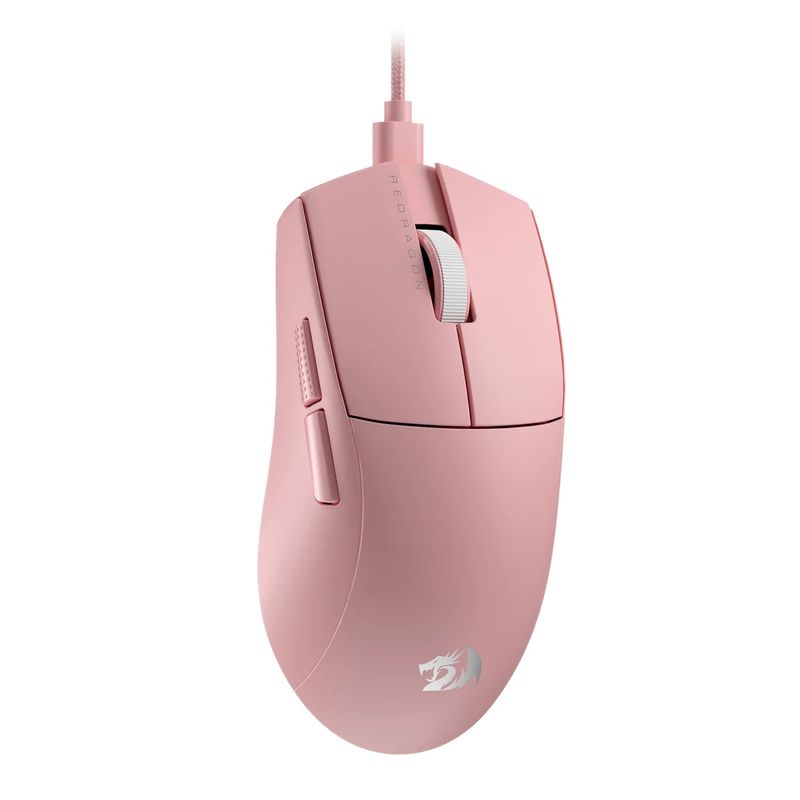 REDRAGON - Redragon - Mouse K1NG 1K M724 12400 DPI - Rosado