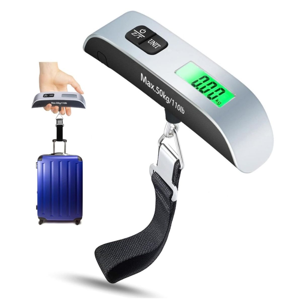 GENERICO - Báscula portátil electrónica Imtively para equipaje