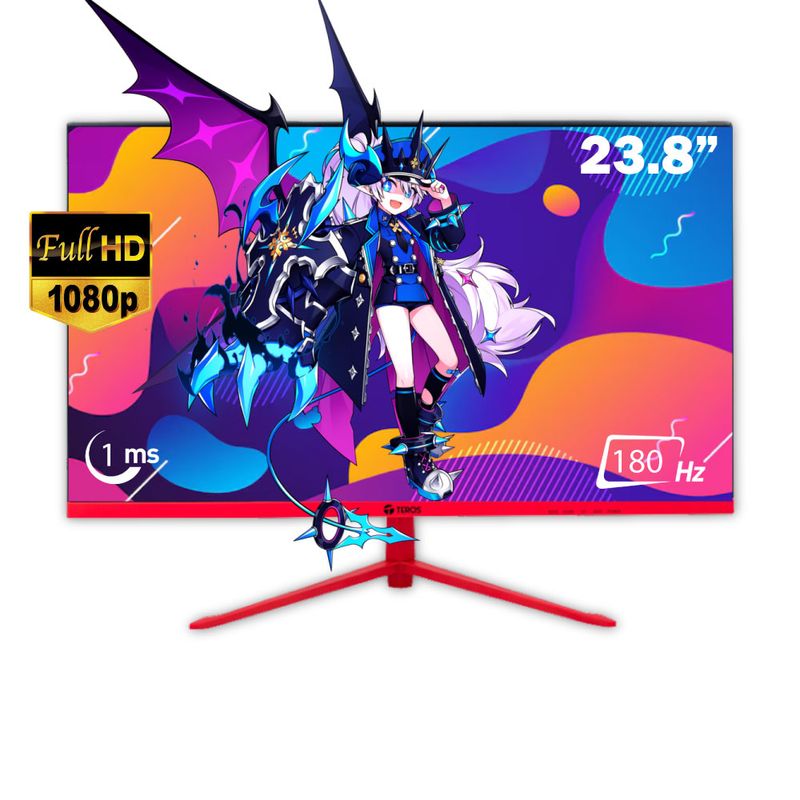 TEROS - Monitor curvo TEROS TE-2473G 238 FHD VA HDMI DP