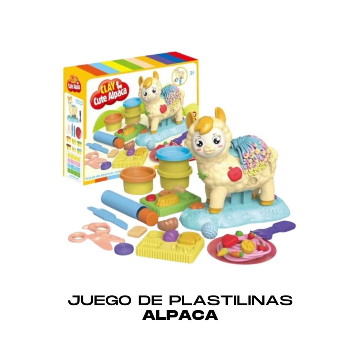 GENERICO - Juego de plastilinas Moldeable Alpaca