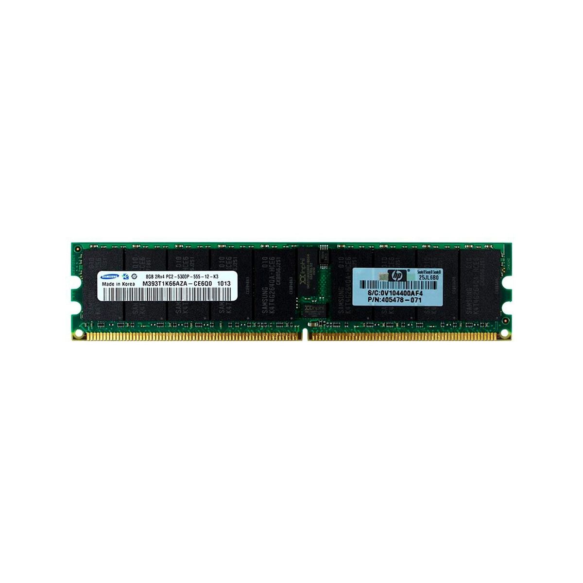 HP - MEMORIA HP PROLIANT 8 GB DDR2 PC2-5300P RDIMM PN 405478-071