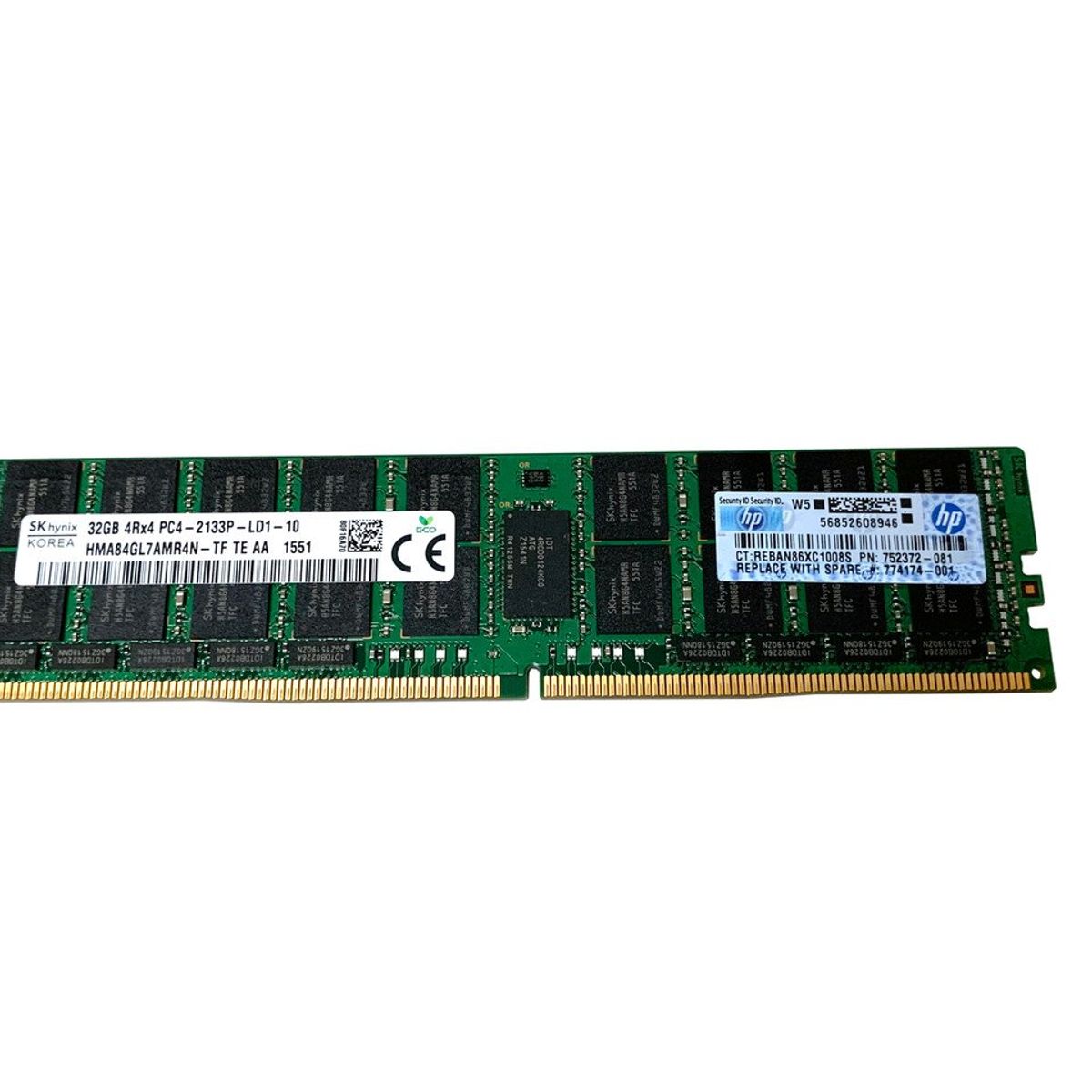 HP - MEMORIA 32GB HP PC4-2133P LRDIMM PN 726722-B21 774174-001 752372-081