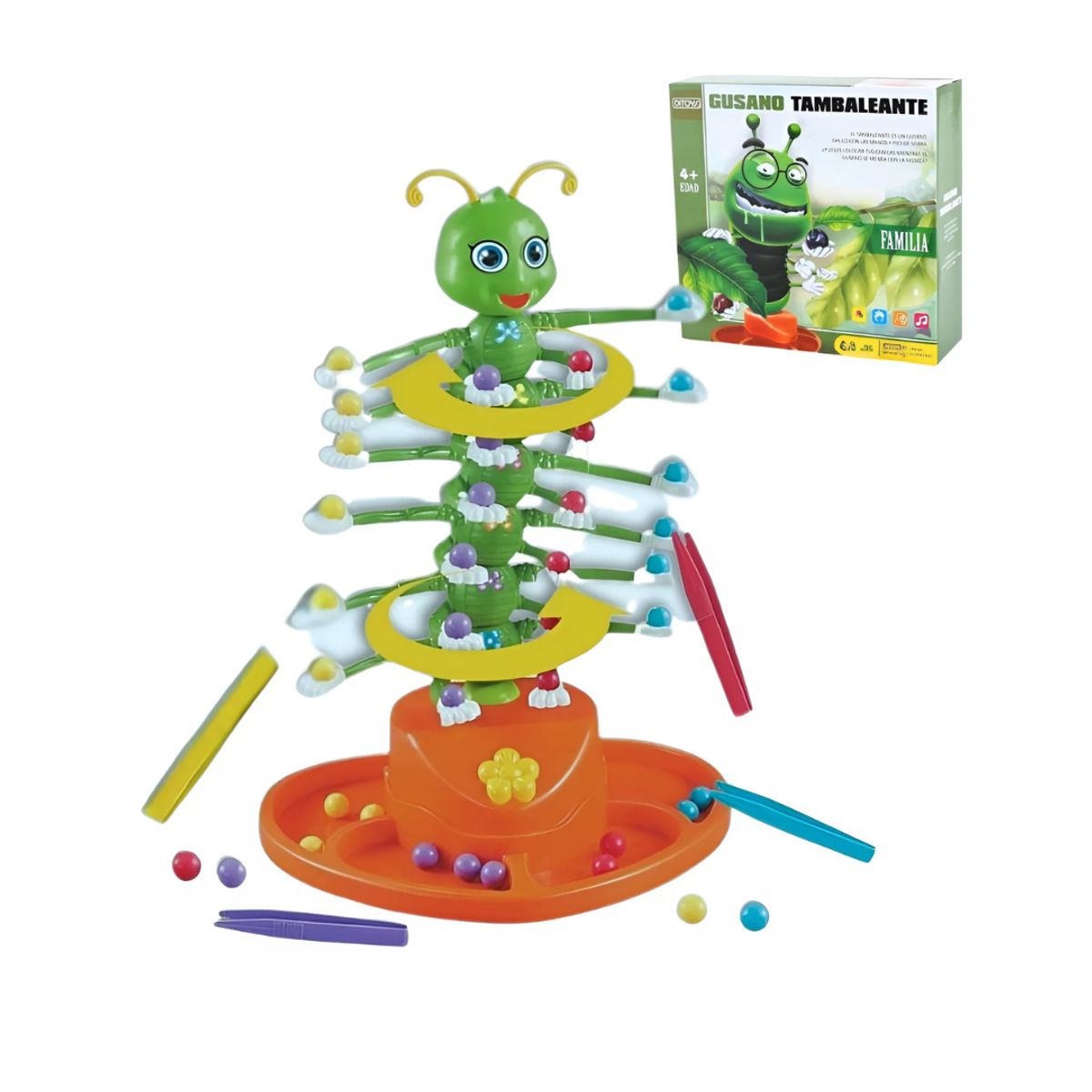 GENERICO - Gusano Tambaleante Juego De Habilidad Y Destreza
