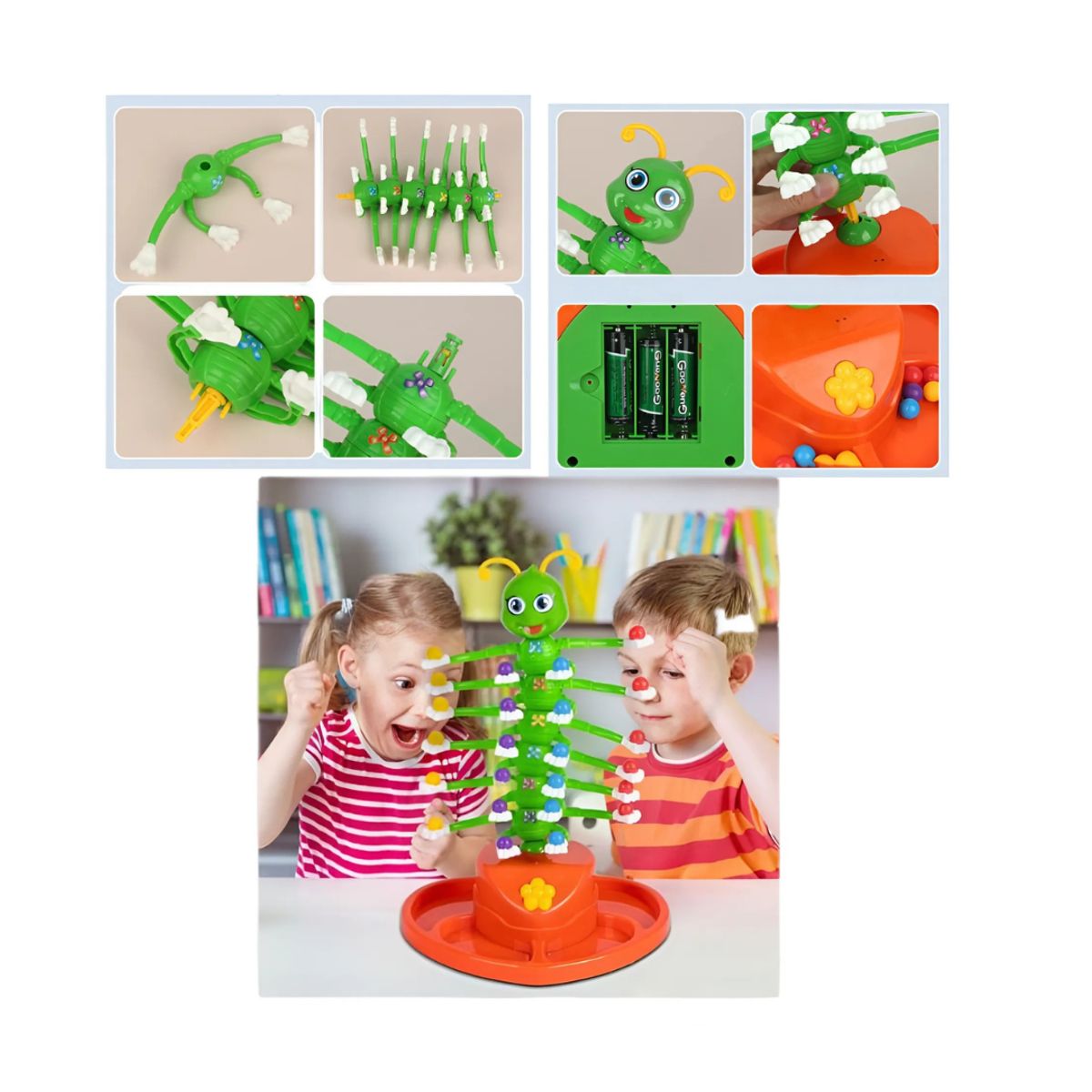 GENERICO - Gusano Tambaleante Juego De Habilidad Y Destreza