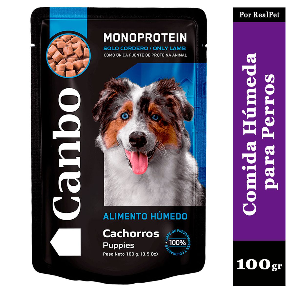 CANBO - Comida Húmeda Perro Cachorro Canbo Cordero 100gr
