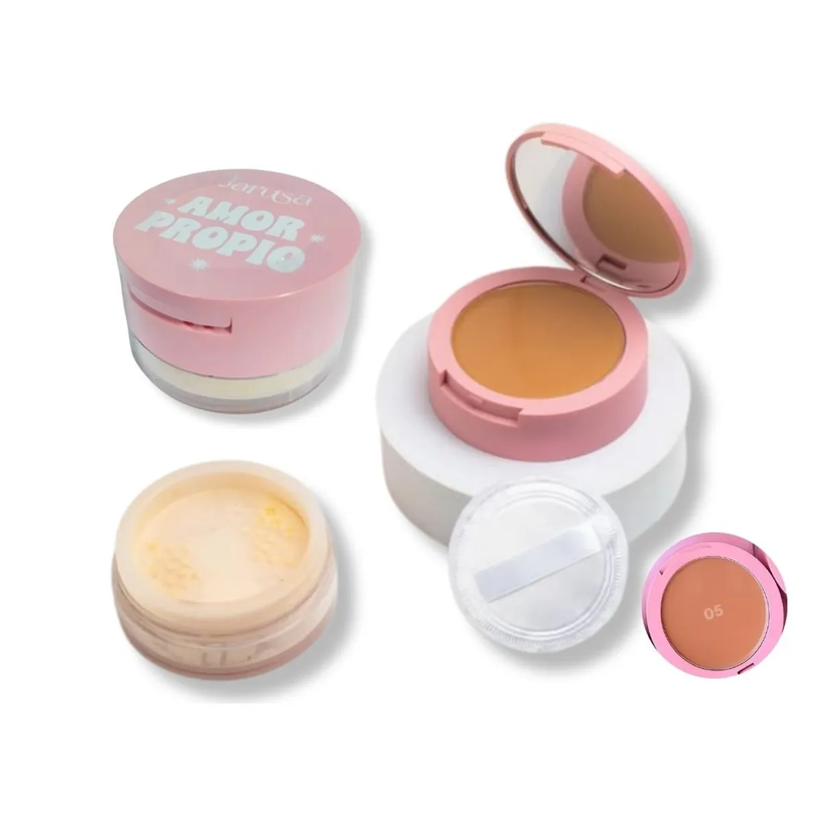 GENERICO - Amor Propio -Base en Crema y Polvo Suelto Jarusa Tono5