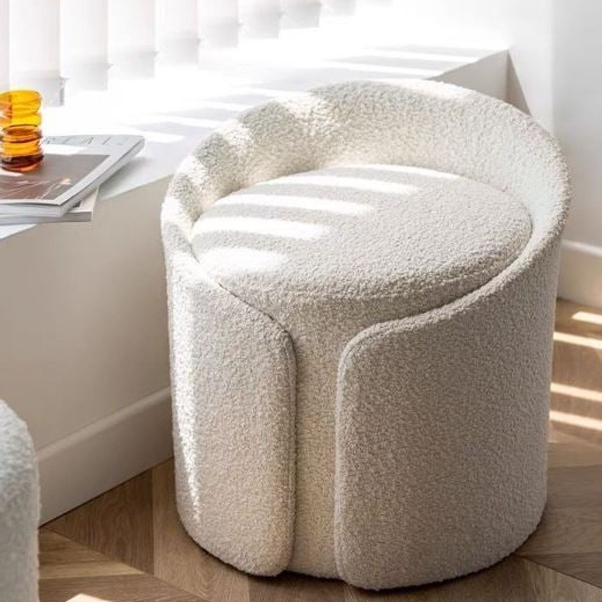 GENERICO - Puff Irene Circular - Beige