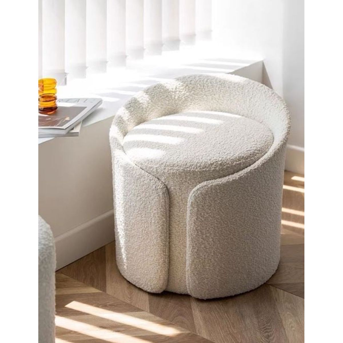 GENERICO - Puff Irene Circular - Beige